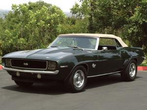 Chevrolet Camaro SS 396 Convertible 1969 года